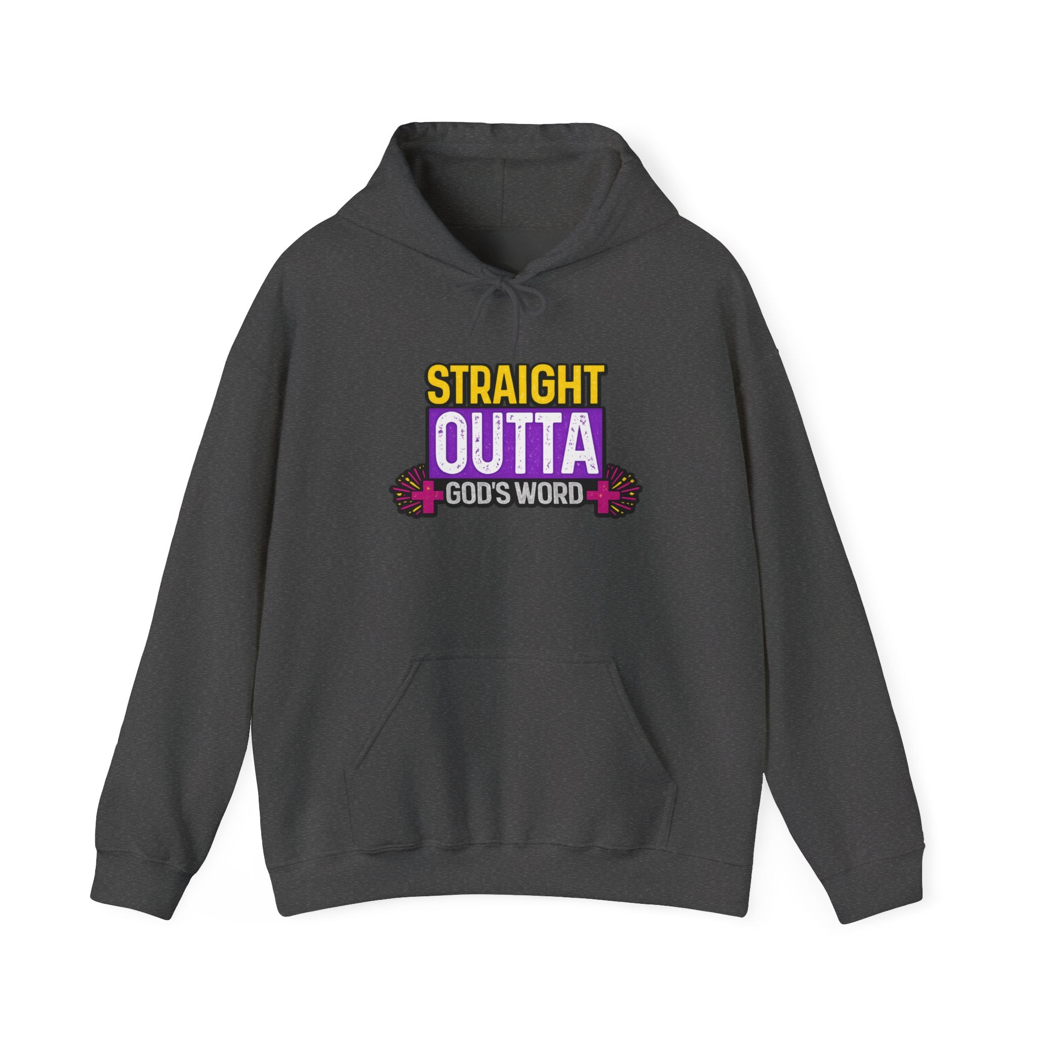 Womens Straight Outta God's Word Hoodie — Christian Faith Pullover