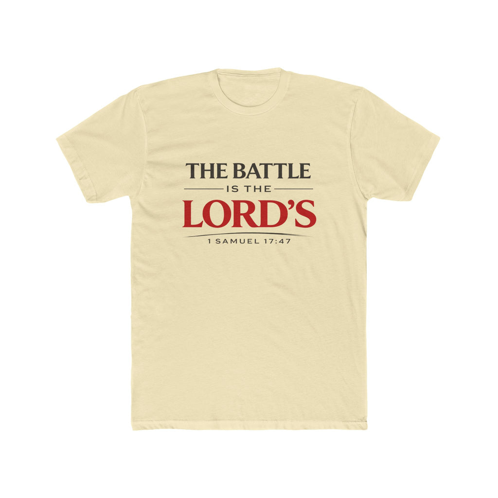 The Battle Is The Lord's T-Shirt — 1 Samuel 17:47 Faith Tee