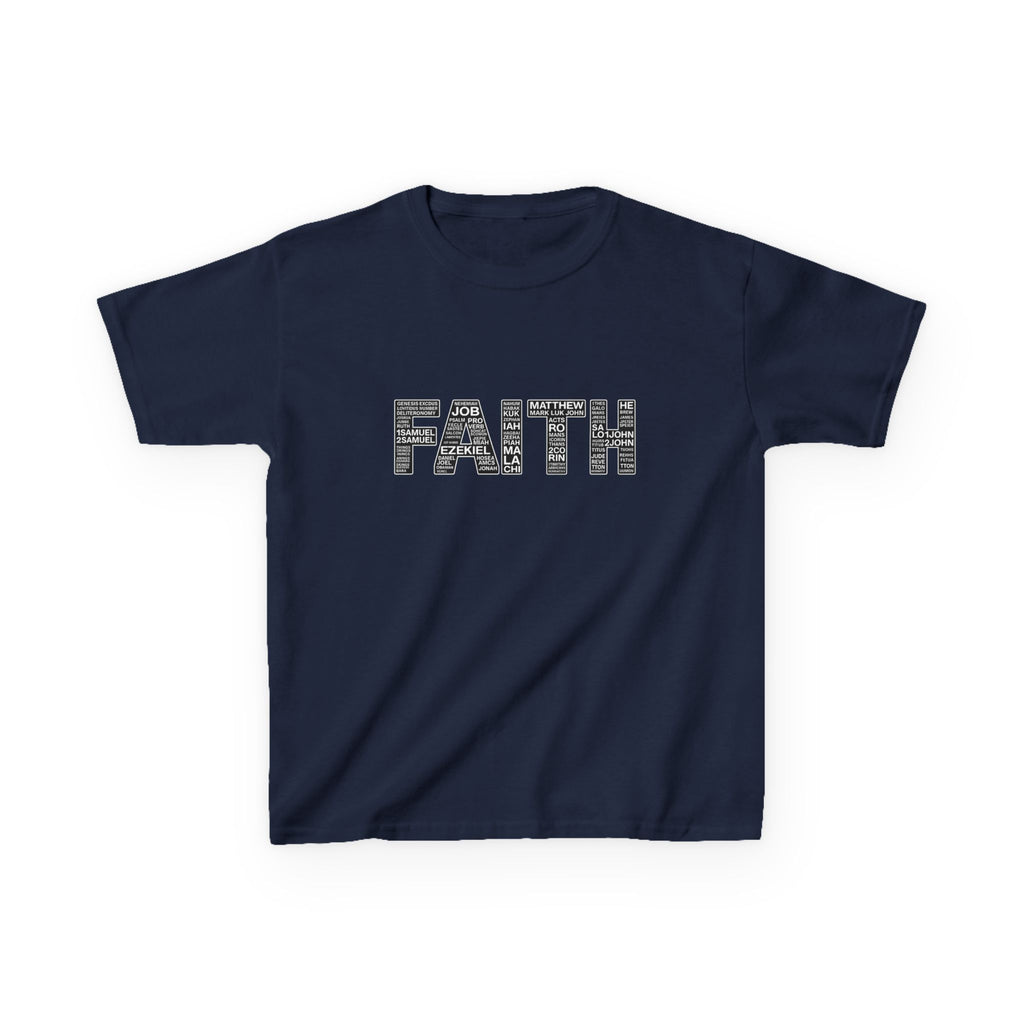 Girls 'FAITH' Graphic Tee — Inspirational Christian Youth Shirt