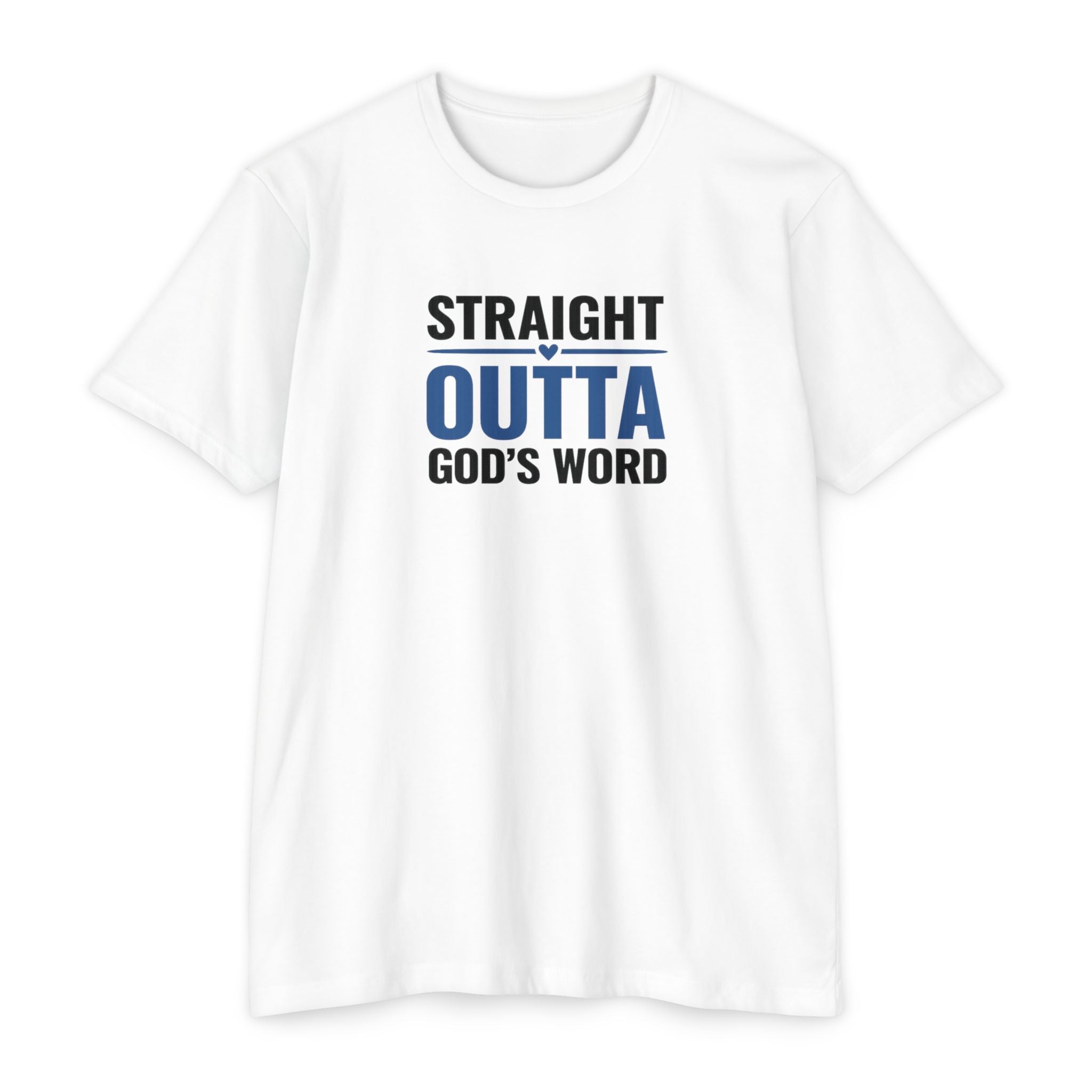 Womens Straight Outta God's Word T-shirt | Christian Faith Scripture Tee