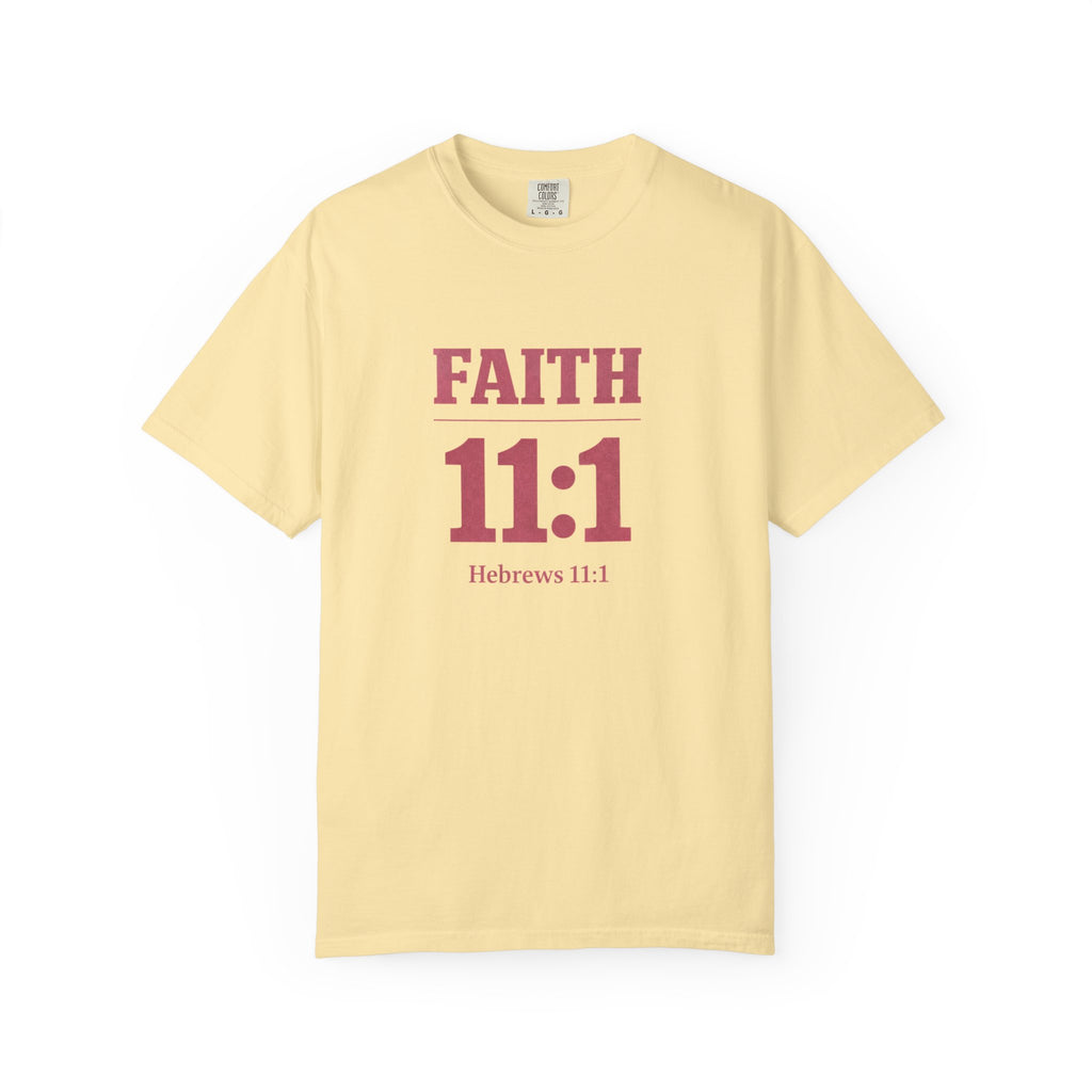 Faith 11:1 T‑Shirt — Hebrews 11:1 Inspirational Christian Tee