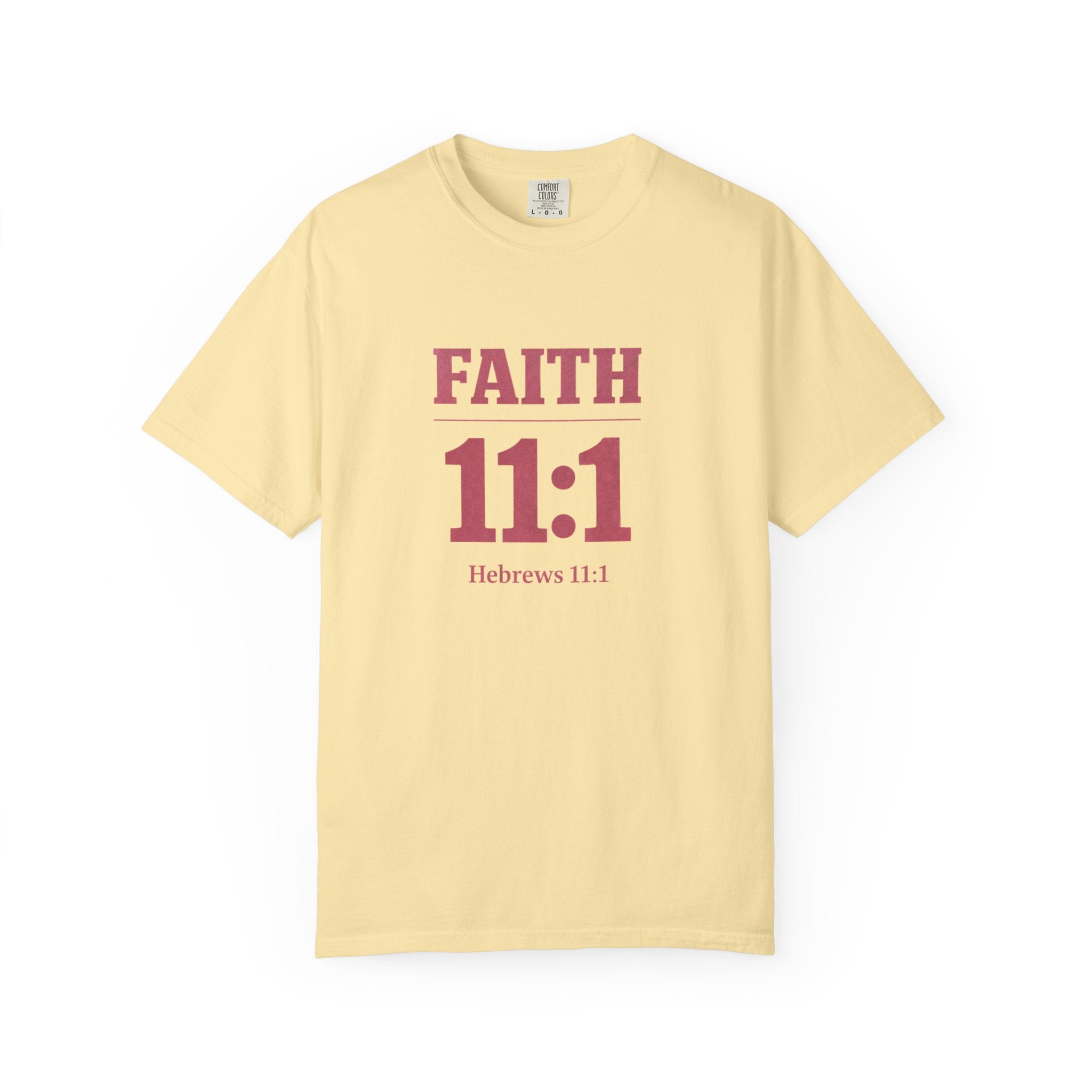 Faith 11:1 T‑Shirt — Hebrews 11:1 Inspirational Christian Tee