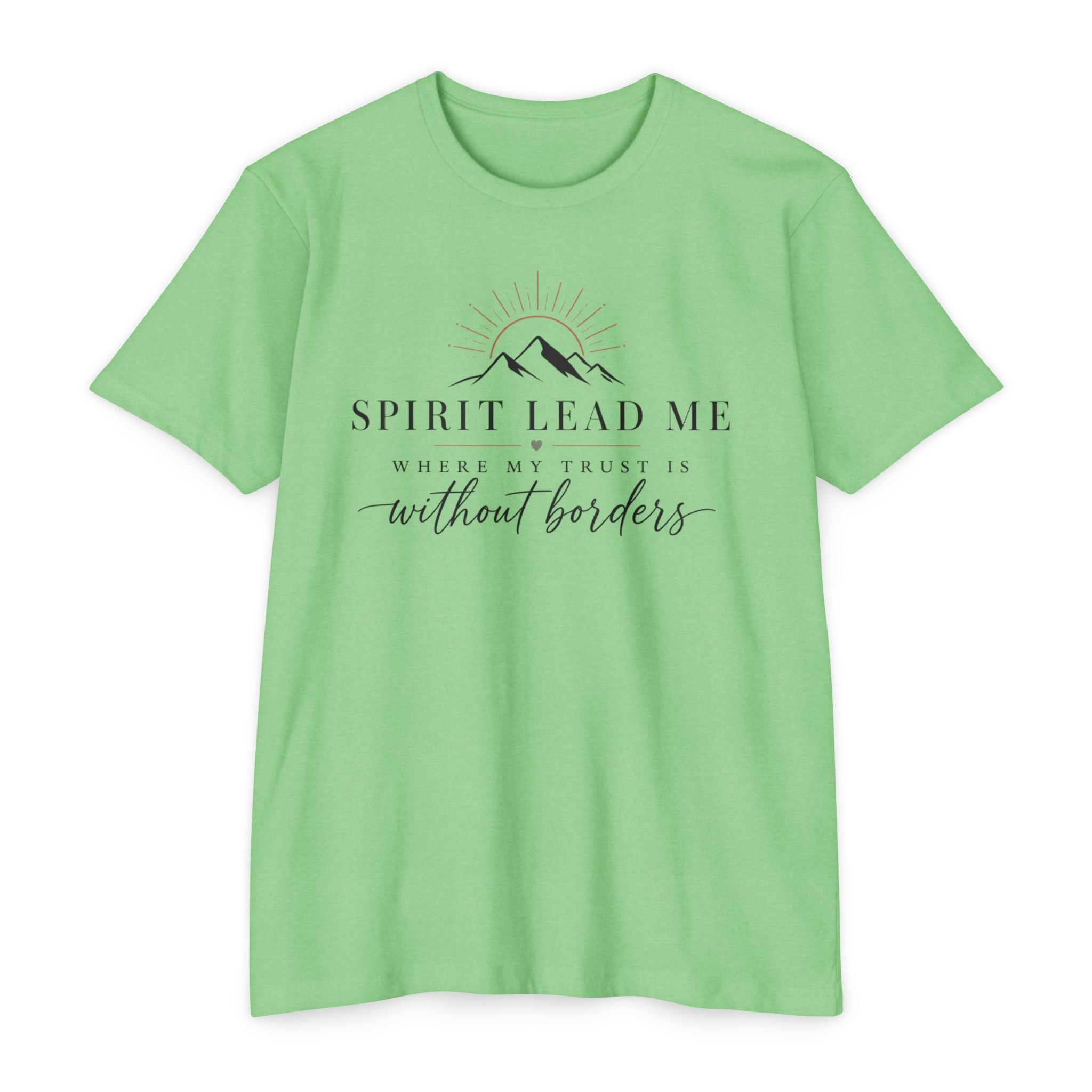 Womens  "Spirit Lead Me" Inspirational Christian Tee
