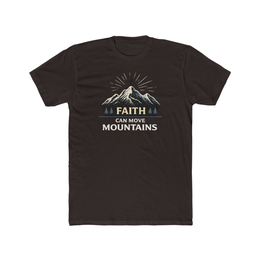 Faith Can Move Mountains T-Shirt | Mountain Graphic Tee, Inspirational Christian Shirt