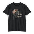 "She Prays Different" Floral Faith Tee