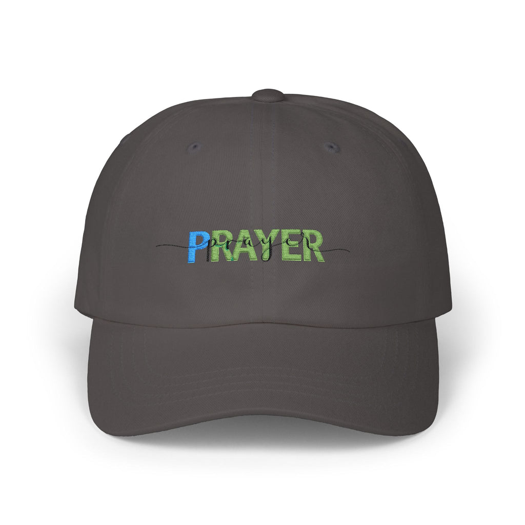 Prayer Dad Cap — Embroidered Floral 'PRAYER' Baseball Hat