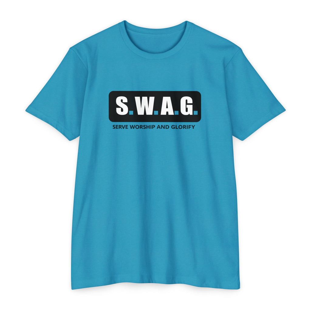 Womens S.W.A.G. Serve Worship And Glorify T-shirt | Christian Faith Shirt