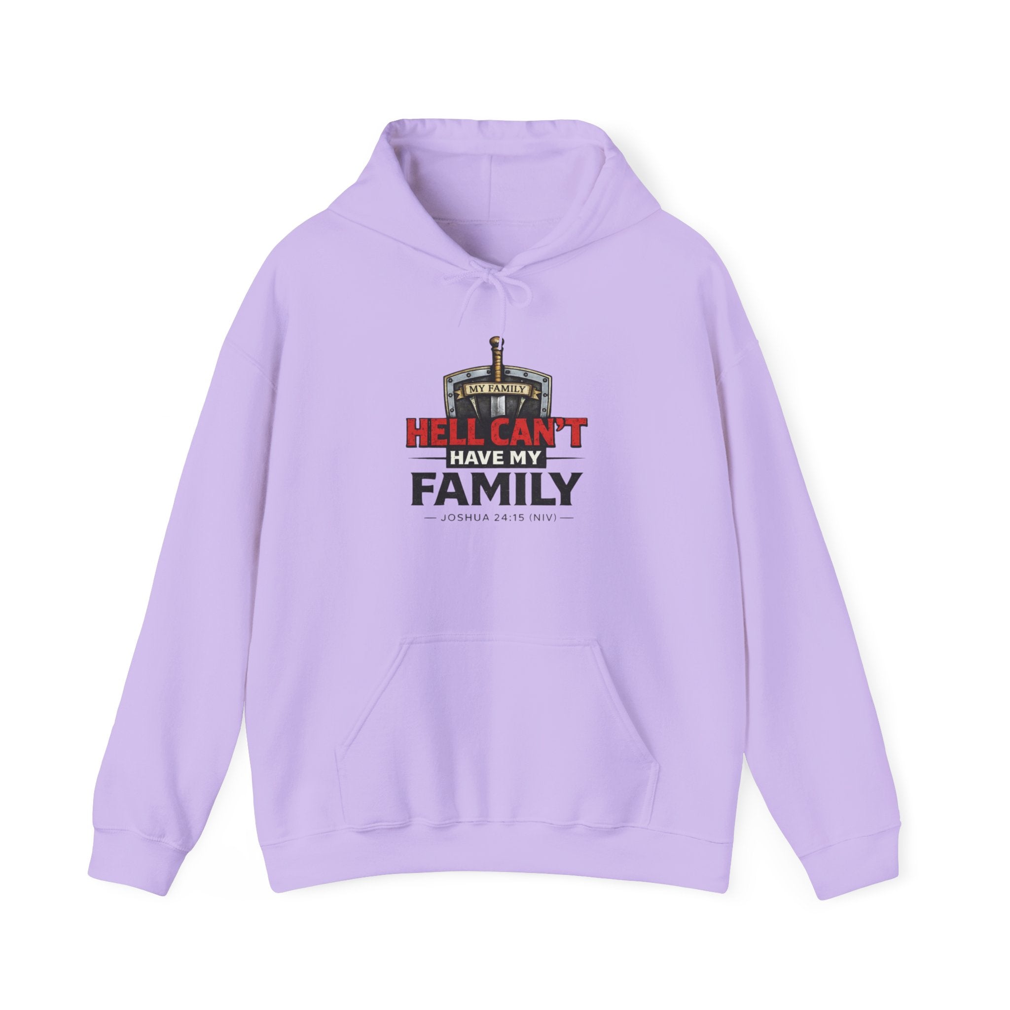 Hockey Dad Hoodie — "Hell Can't Have My Family" Protective Family Hockey Sweatshirt