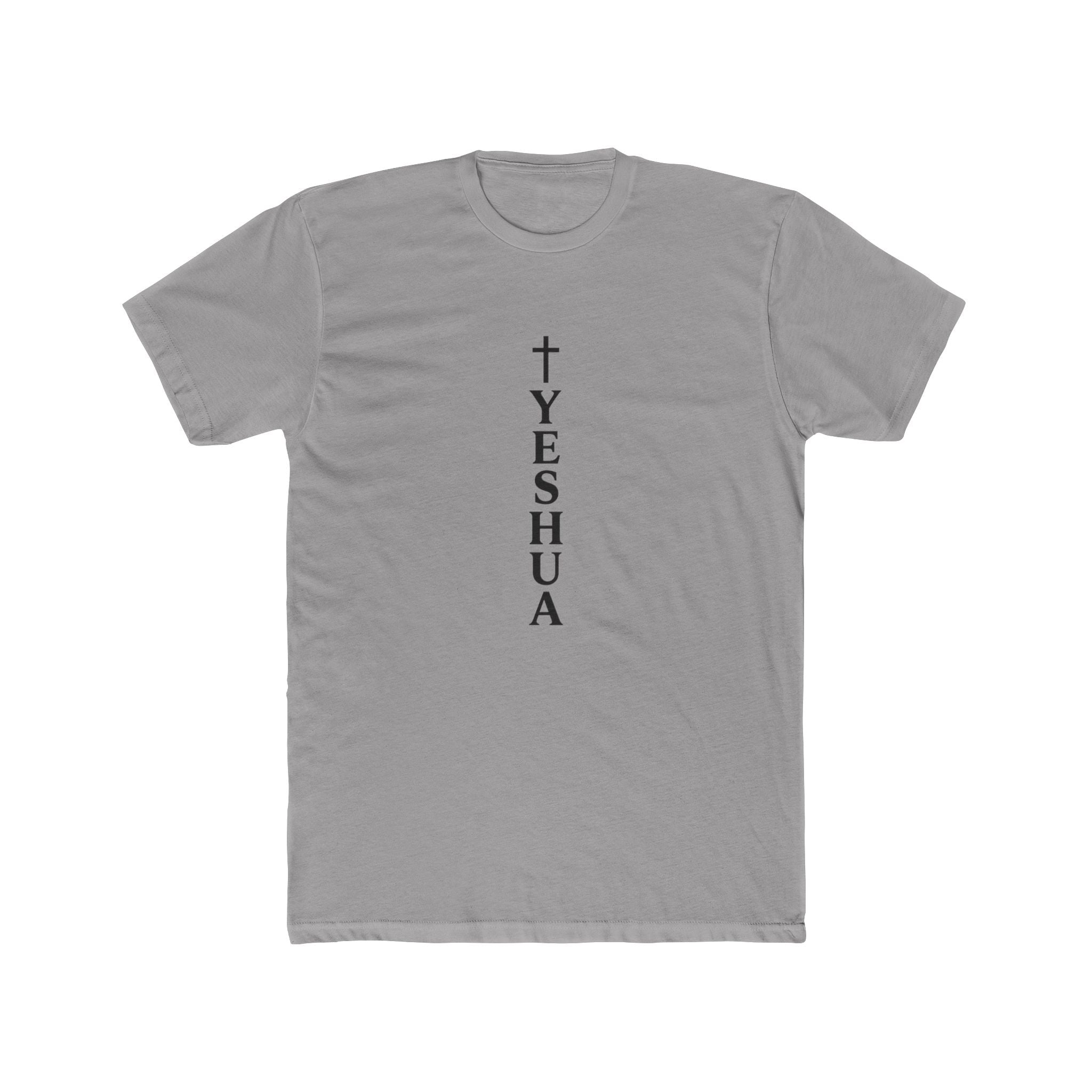 Yeshua Vertical Cross Tee | Christian Faith Shirt