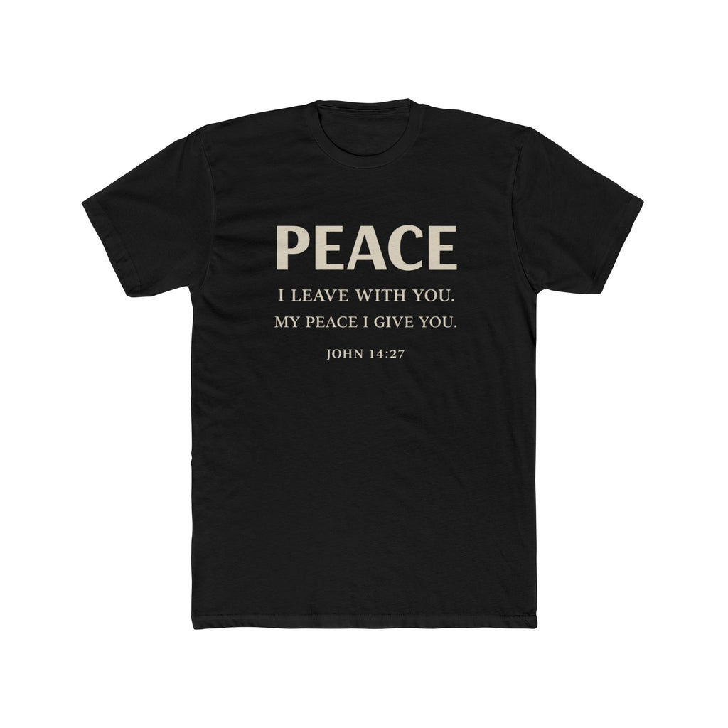 Mens Dove Flight Tee — Soft White T‑Shirt with Soaring Dove Graphic