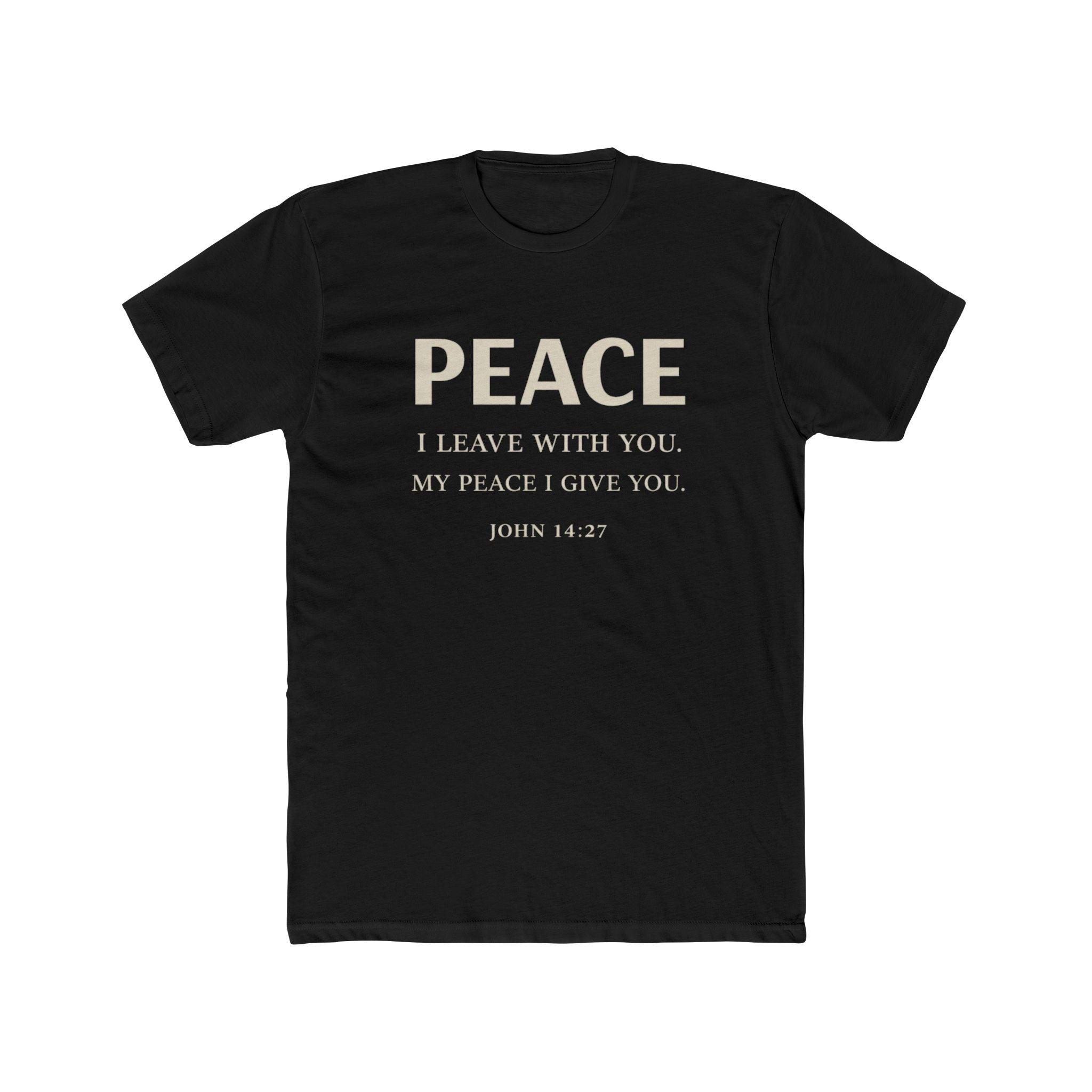 Mens Dove Flight Tee — Soft White T‑Shirt with Soaring Dove Graphic
