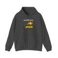 Plugged Into Jesus Hoodie — Christian Faith Graphic Pullover