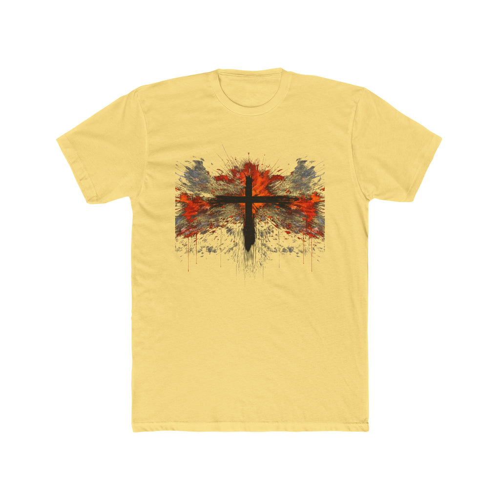Grunge Cross Graphic Tee | Faith Christian Shirt