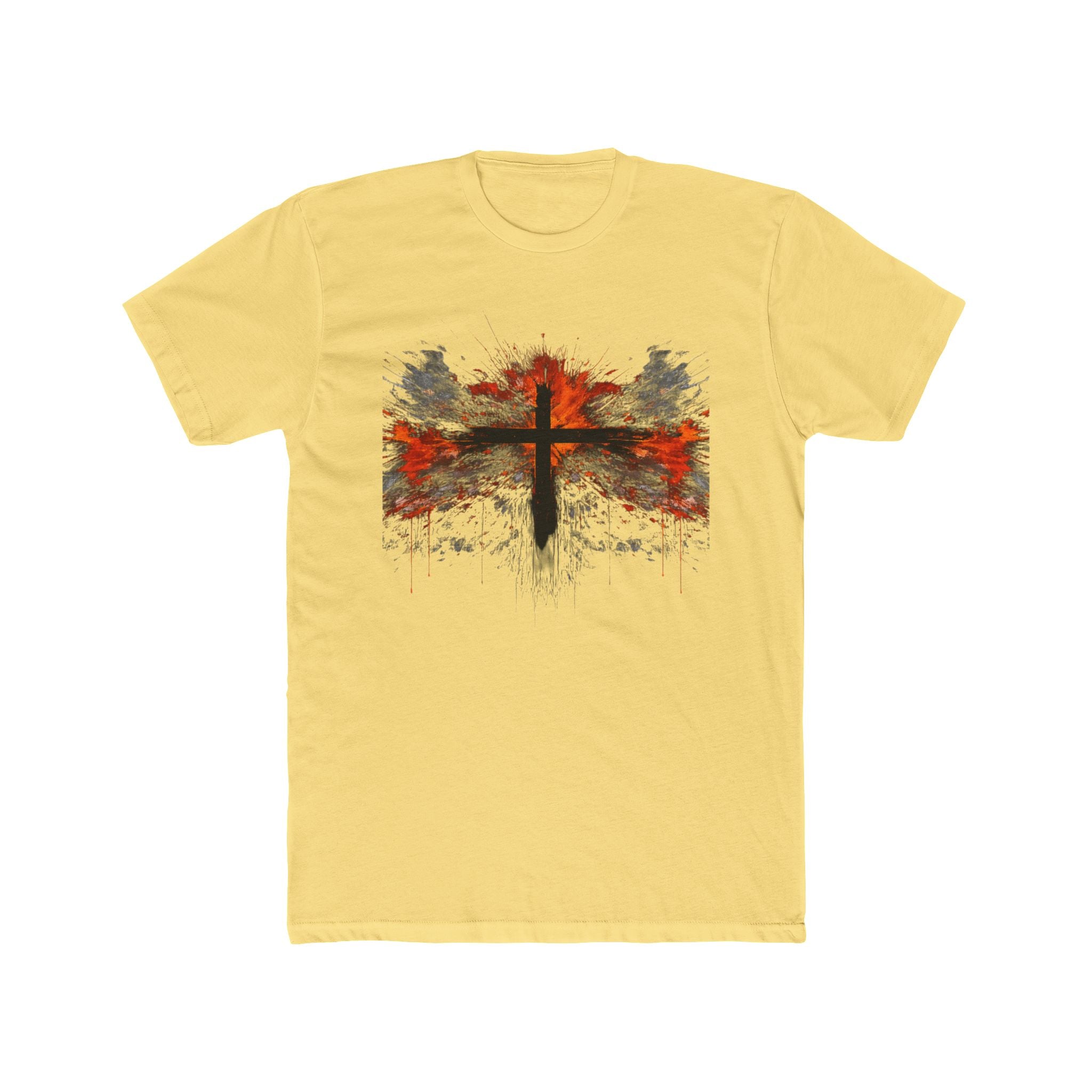 Grunge Cross Graphic Tee | Faith Christian Shirt