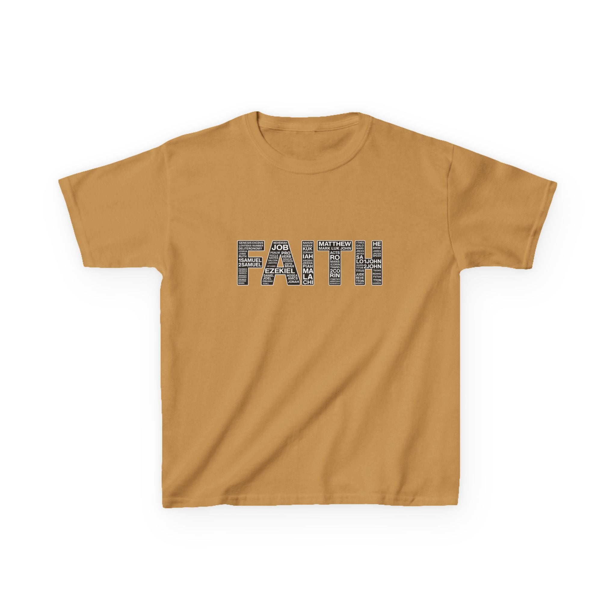 Boys 'FAITH' Graphic Tee — Inspirational Christian Youth Shirt