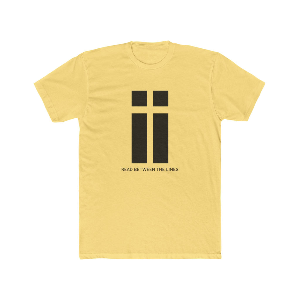 Read Between the Lines T-Shirt | Minimalist Typography Tee