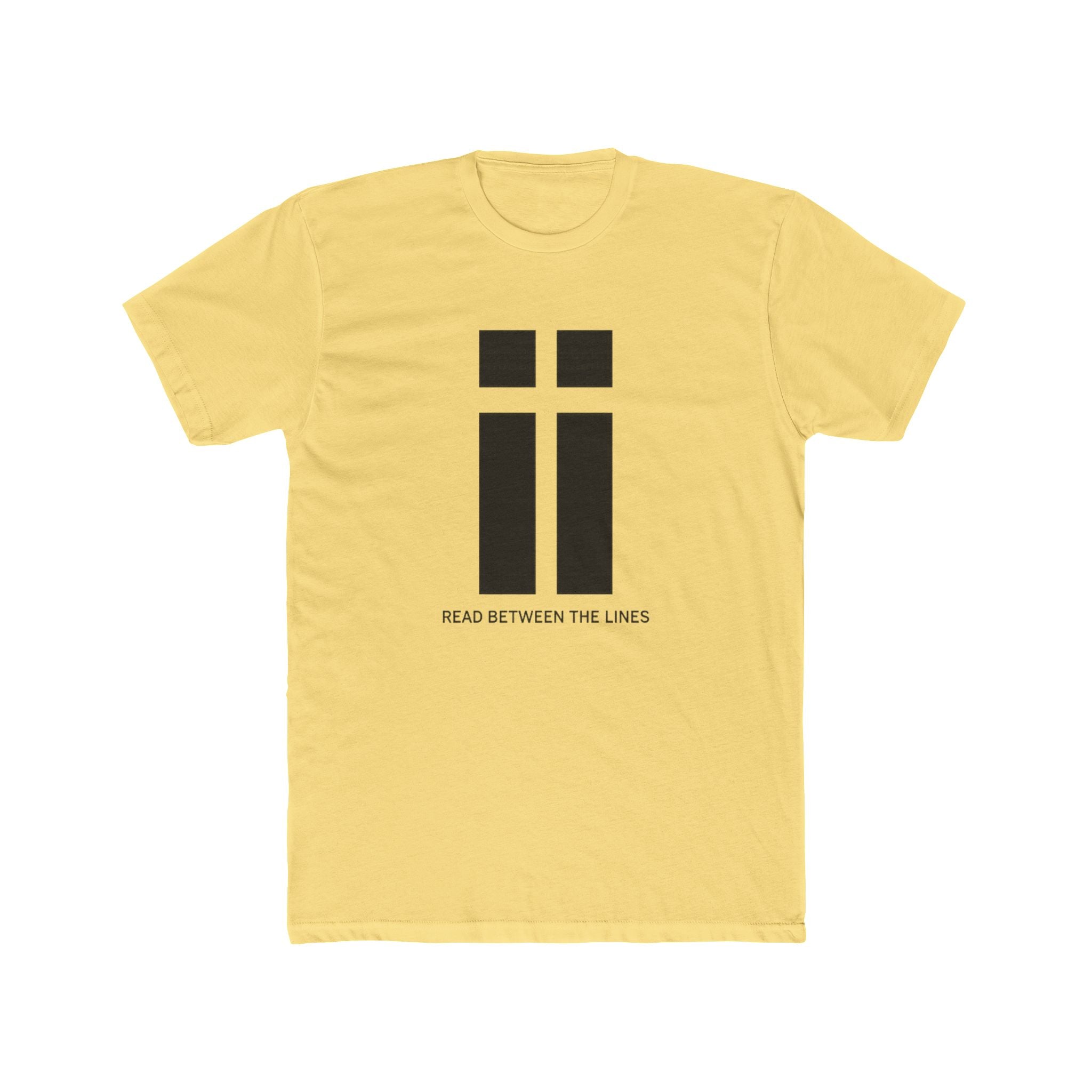 Read Between the Lines T-Shirt | Minimalist Typography Tee