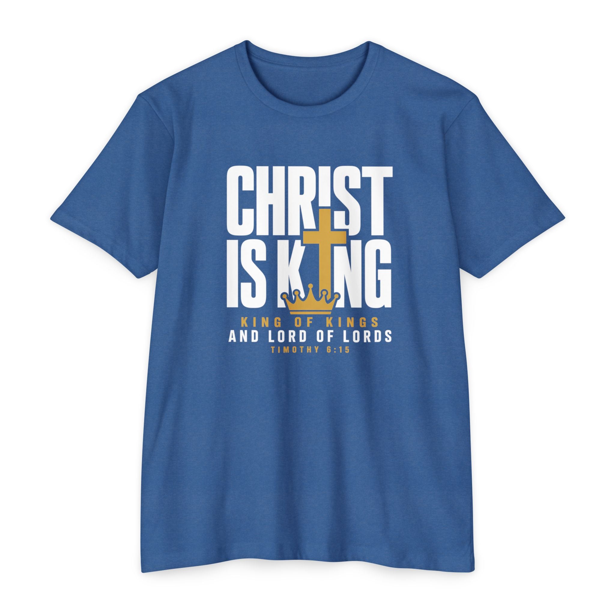 Mens 7Christian 'Christ Is King' T-Shirt — King of Kings Faith Tee