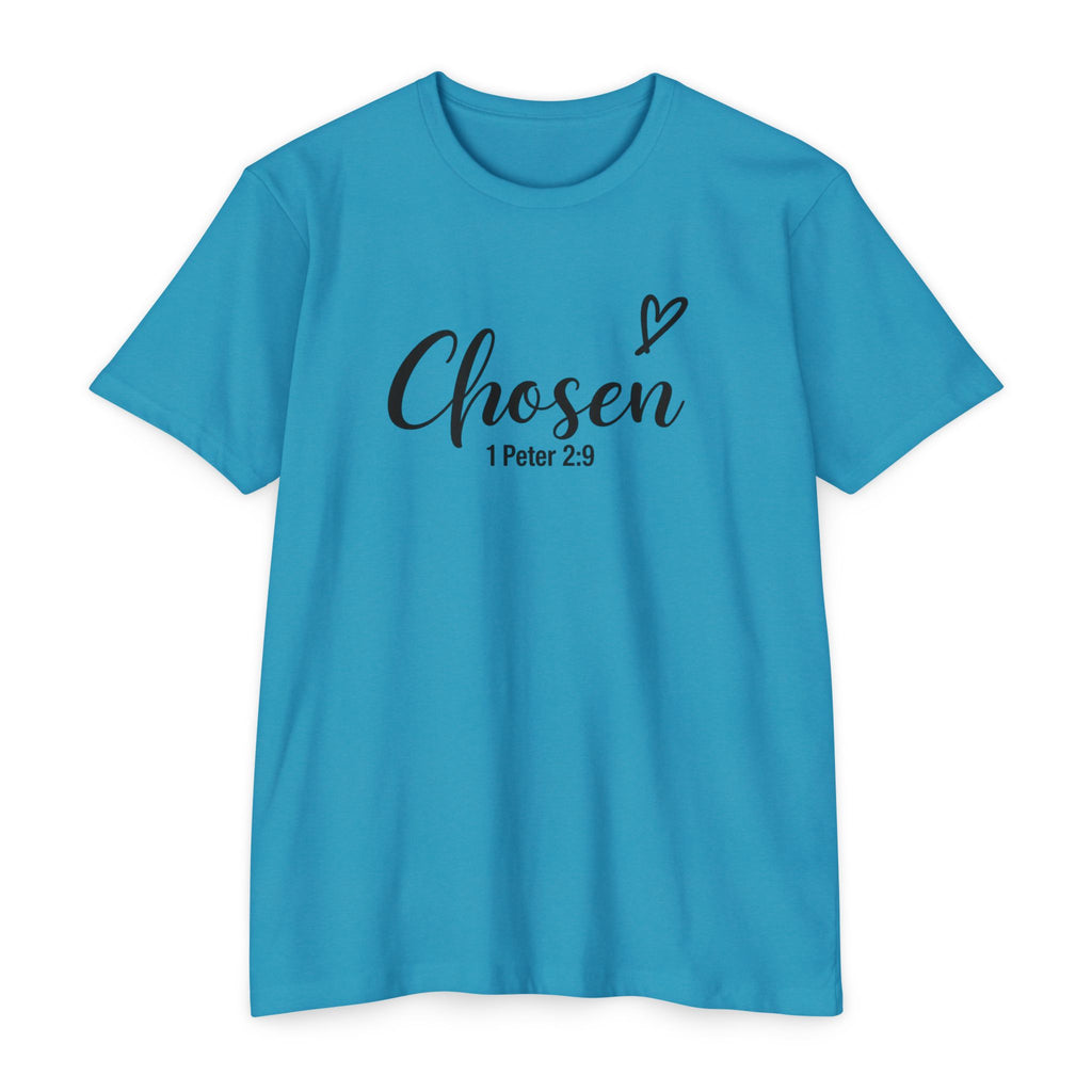Womens Chosen 1 Peter 2:9 T-shirt | Christian Faith Scripture Tee