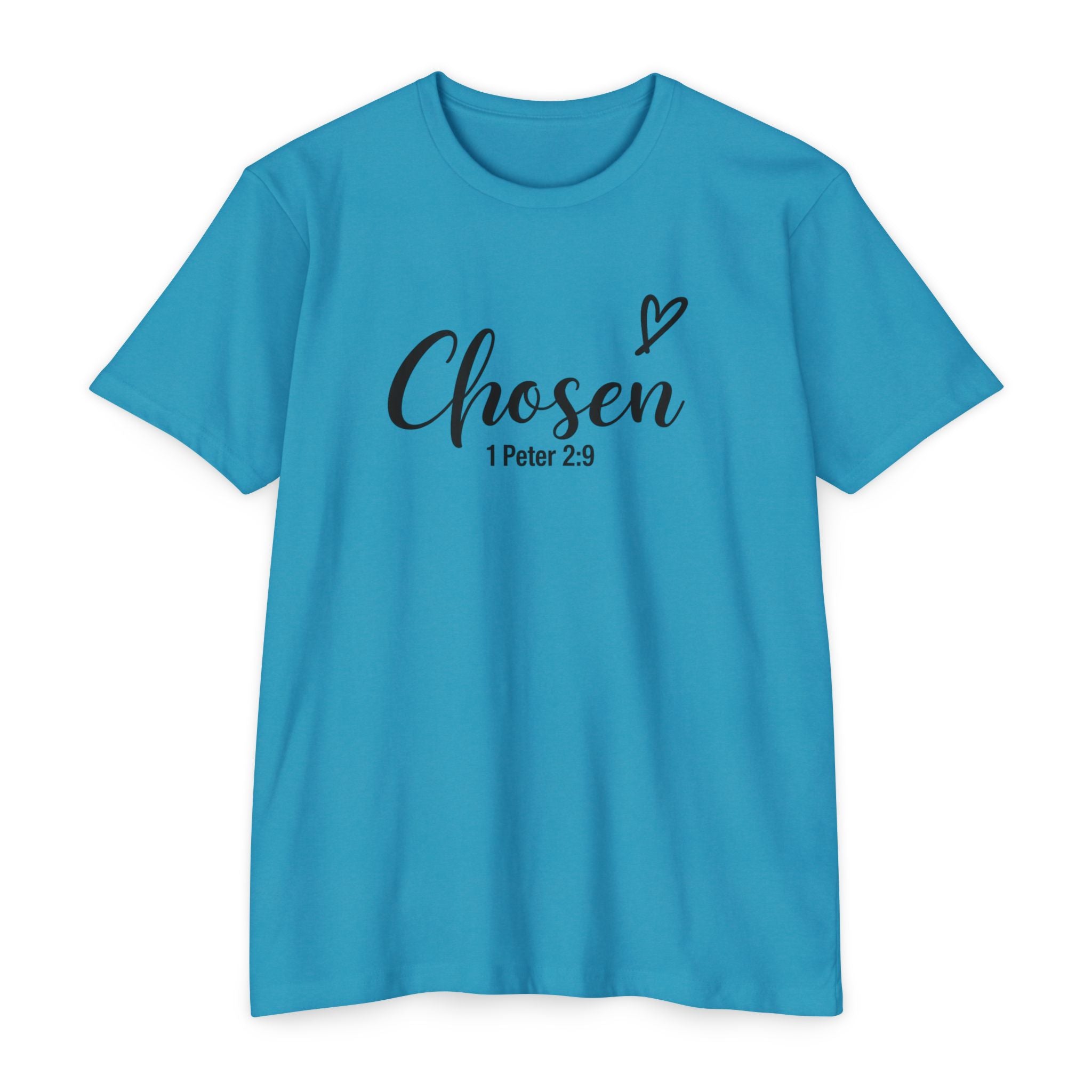 Womens Chosen 1 Peter 2:9 T-shirt | Christian Faith Scripture Tee