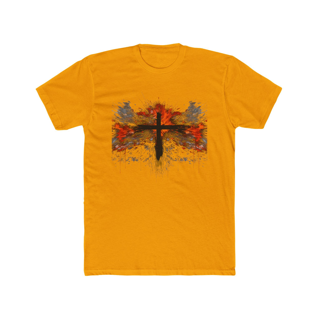 Grunge Cross Graphic Tee | Faith Christian Shirt