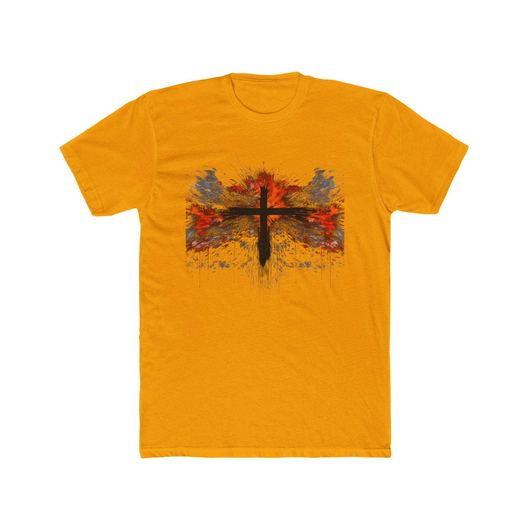 Grunge Cross Graphic Tee | Faith Christian Shirt