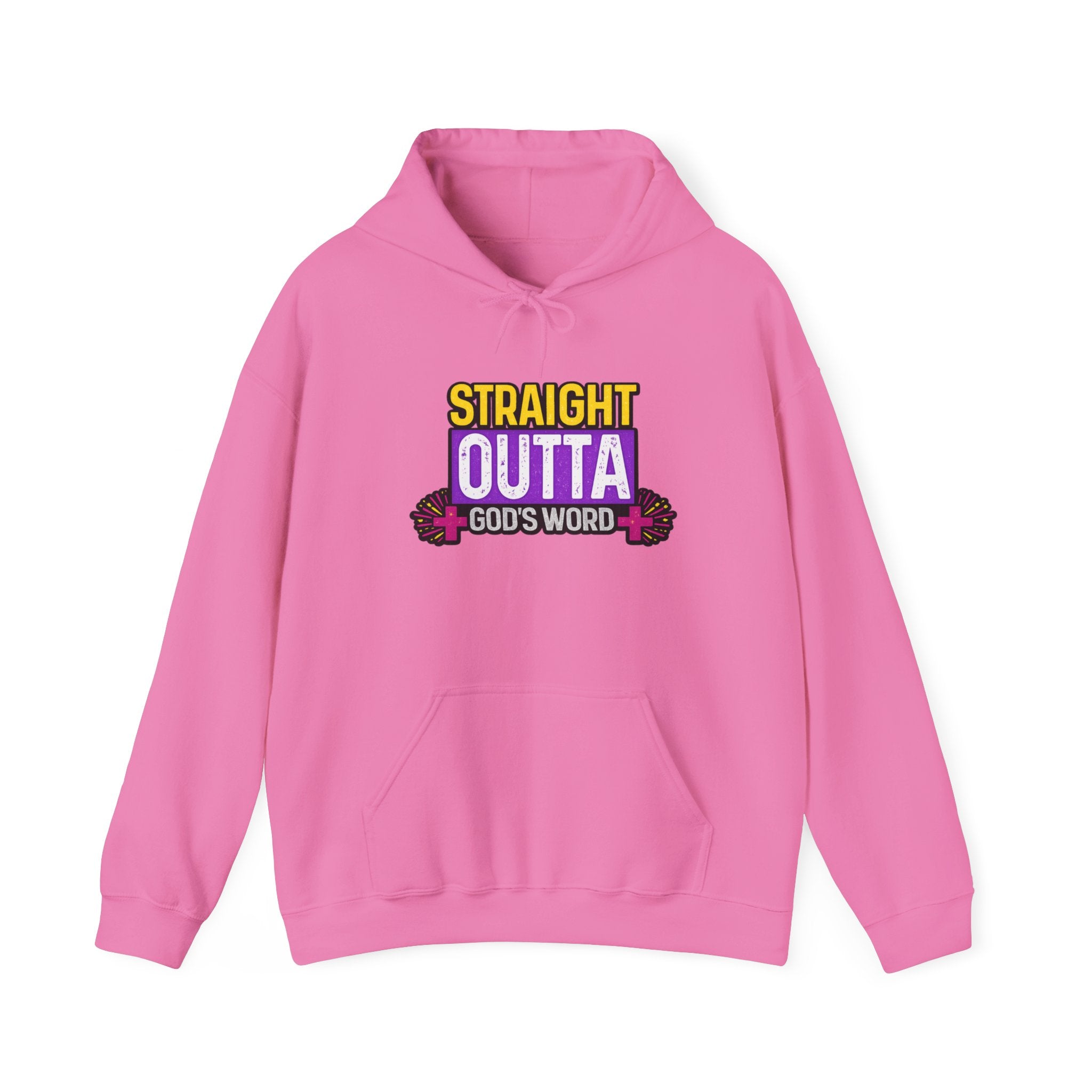 Womens Straight Outta God's Word Hoodie — Christian Faith Pullover