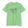 Womens Walk by Faith lantern T-shirt | Christian Tee