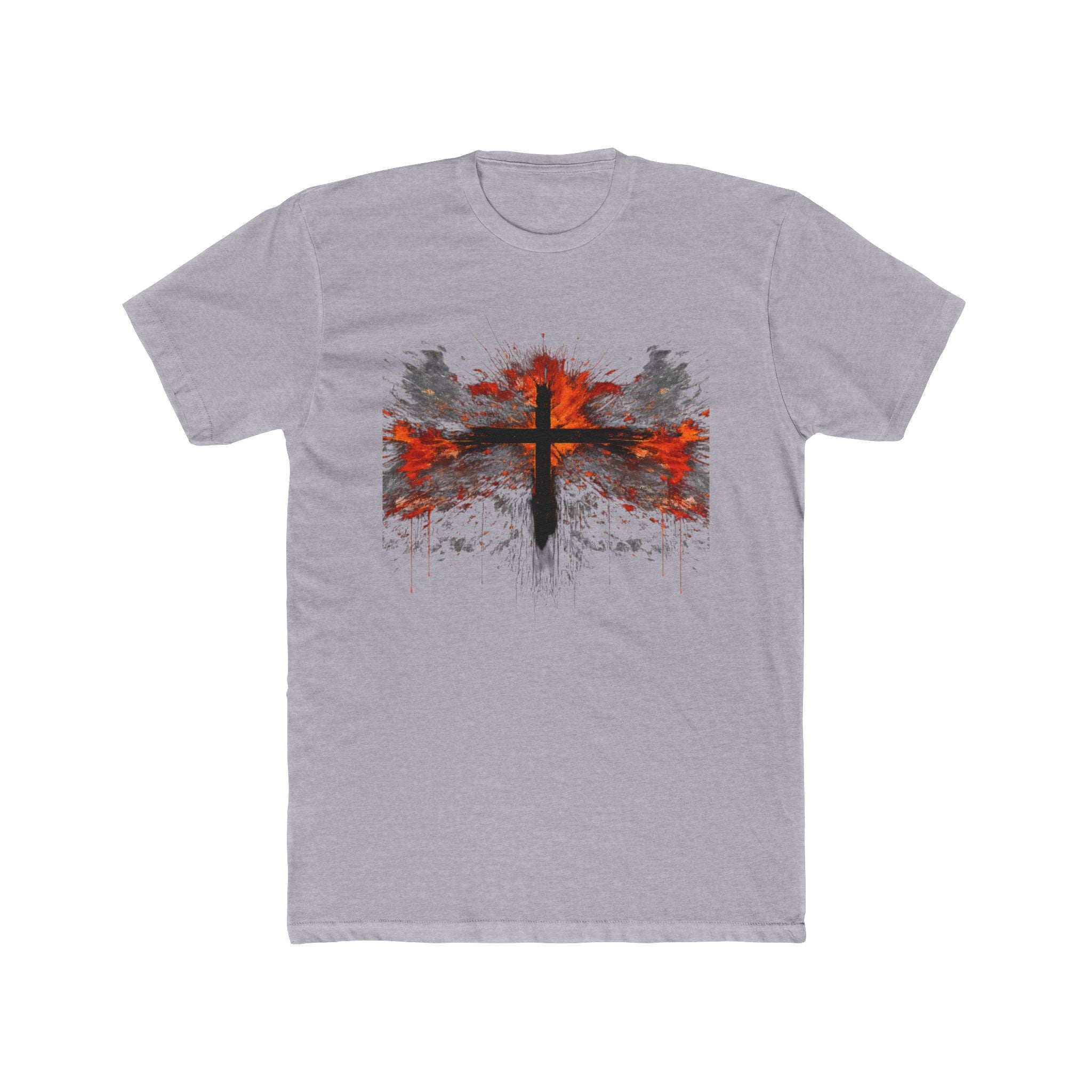 Grunge Cross Graphic Tee | Faith Christian Shirt