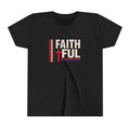 Boys Faithful Youth Tee — Christian Kids Shirt with Cross Graphic
