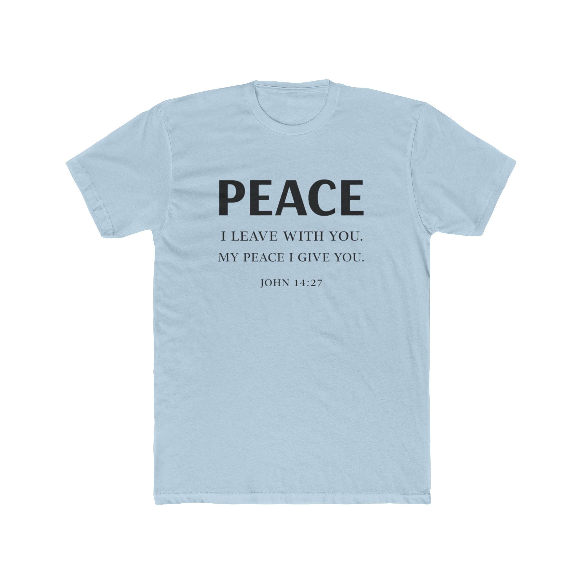 Mens Dove Flight Tee — Soft White T‑Shirt with Soaring Dove Graphic