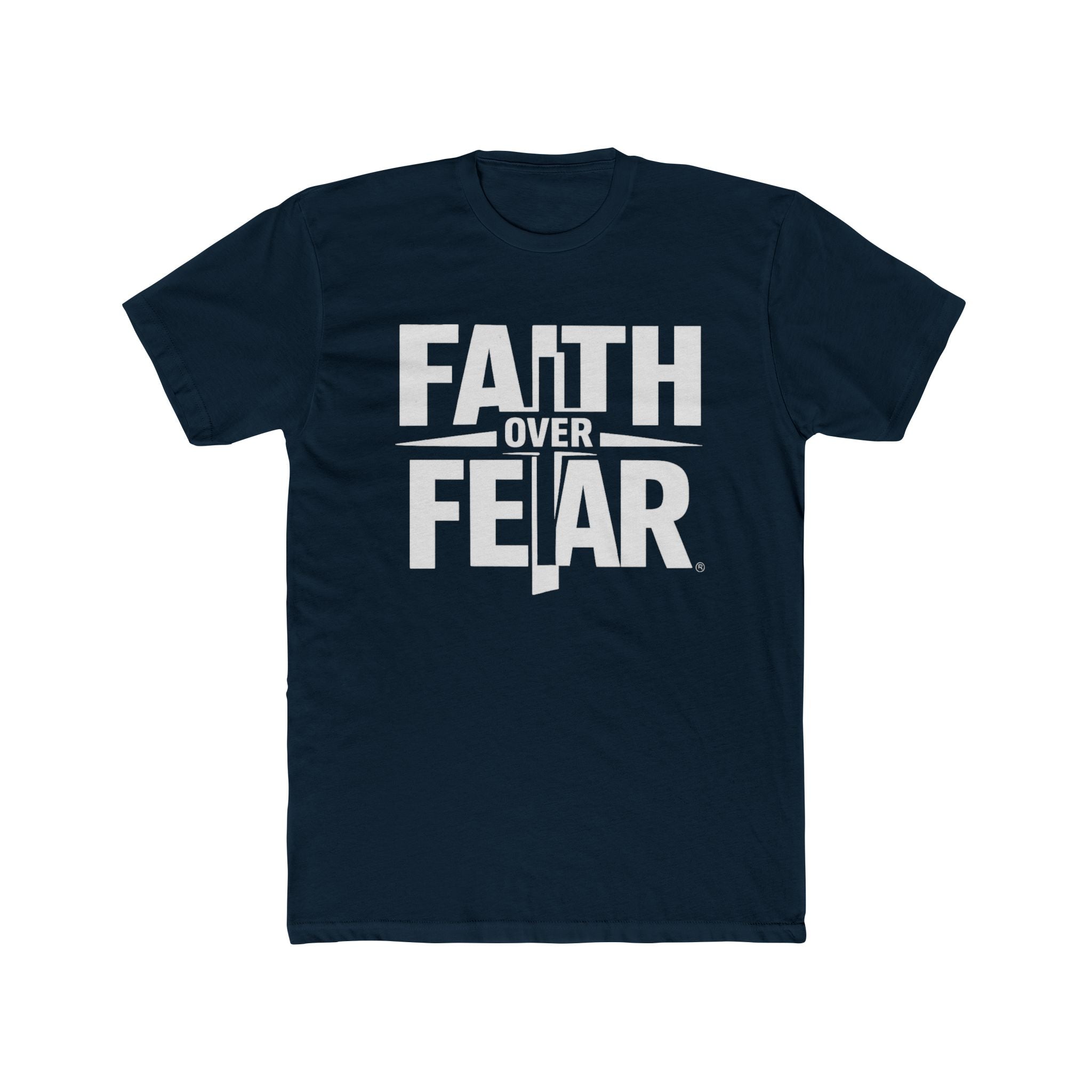 Faith Over Fear T-Shirt — Inspirational Christian Tee