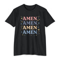 Amen Stack Retro Graphic T-Shirt — Colorful Faith Tee