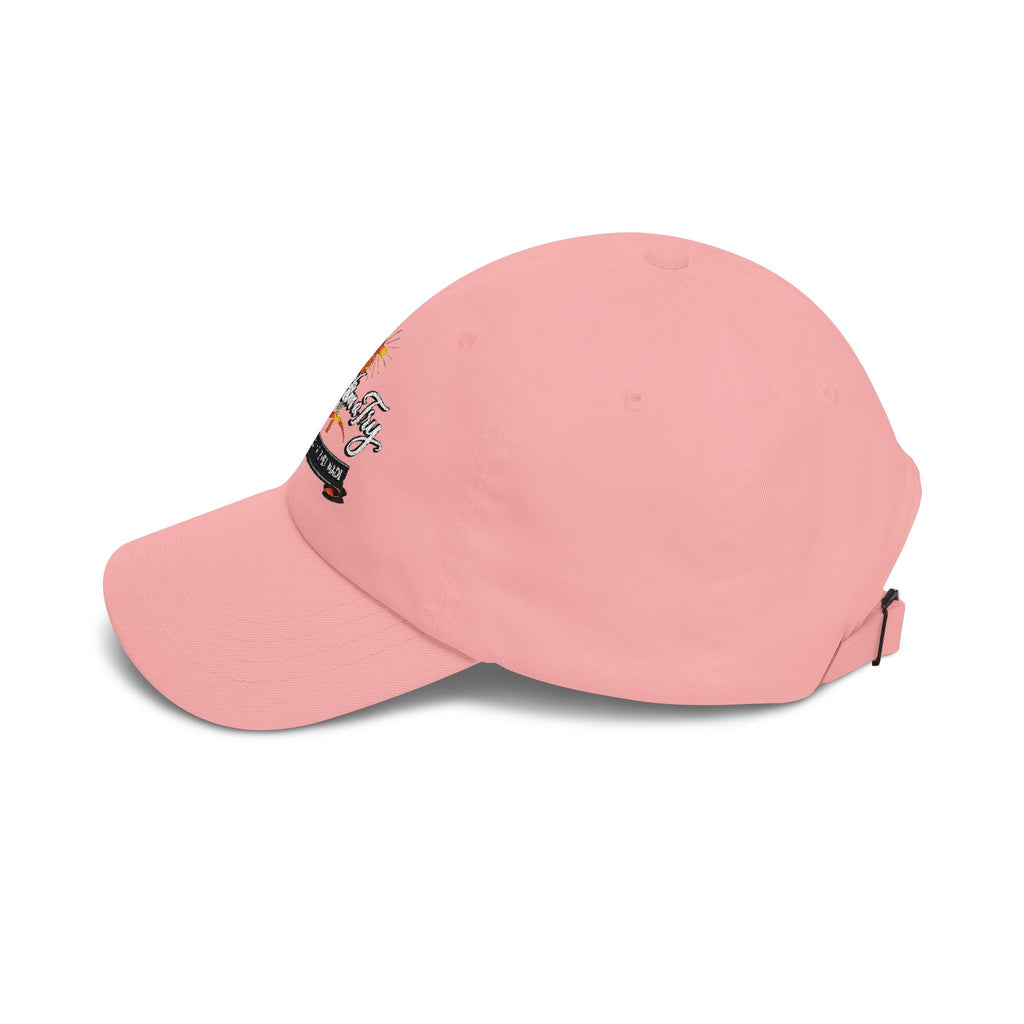 Classic Dad Cap  'God Mom Dad' Cross Embroidered Hat