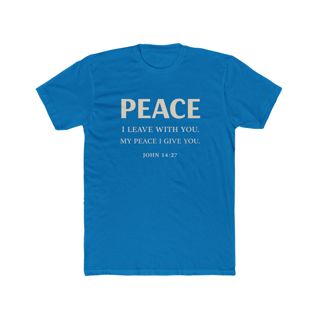 Mens Dove Flight Tee — Soft White T‑Shirt with Soaring Dove Graphic