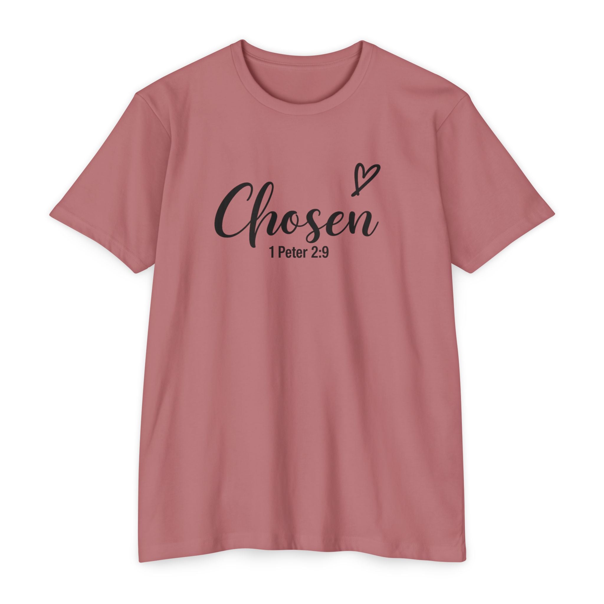 Womens Chosen 1 Peter 2:9 T-shirt | Christian Faith Scripture Tee