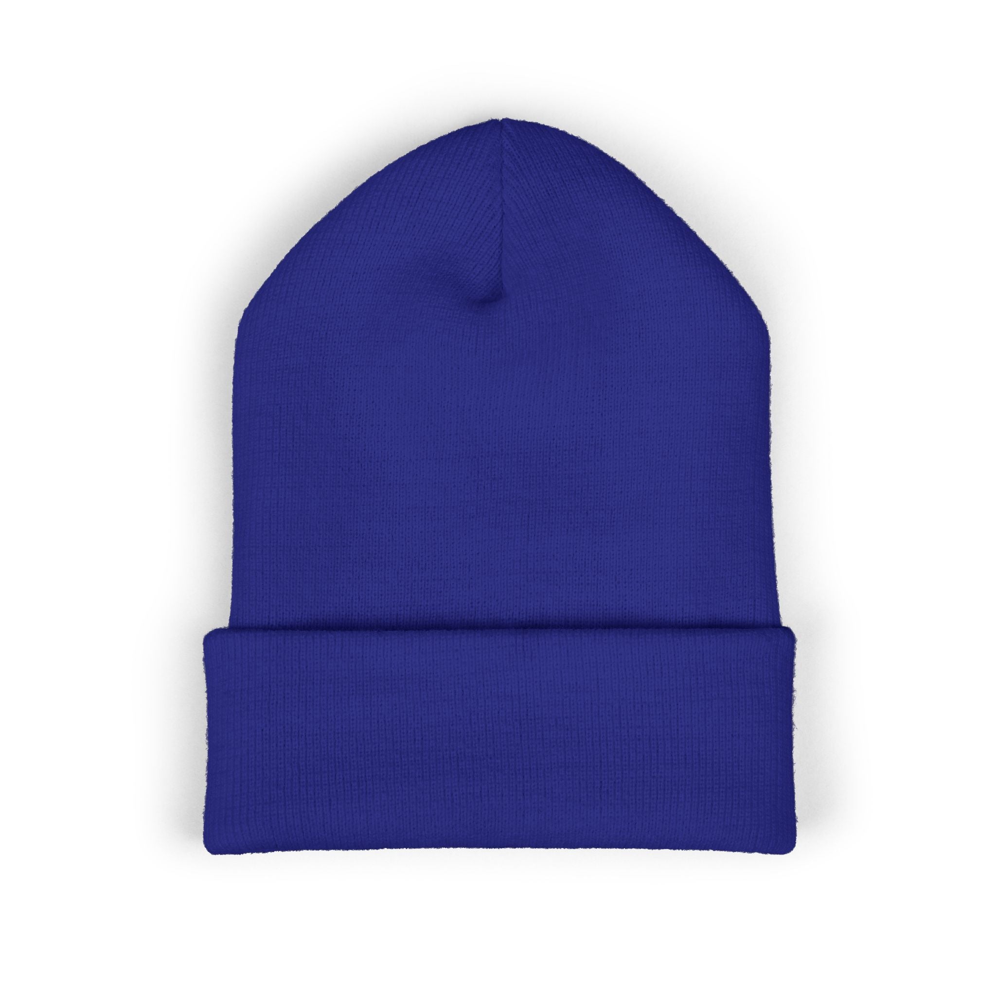 Embroidered Classic Cuffed Beanie — Minimal Script Logo