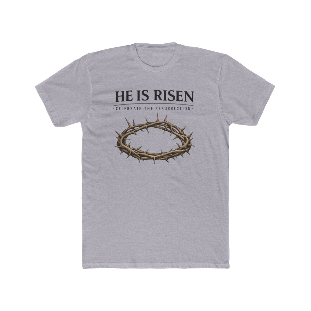 Mens " He is Risen " Christian T-Shirt | Next Level Brand