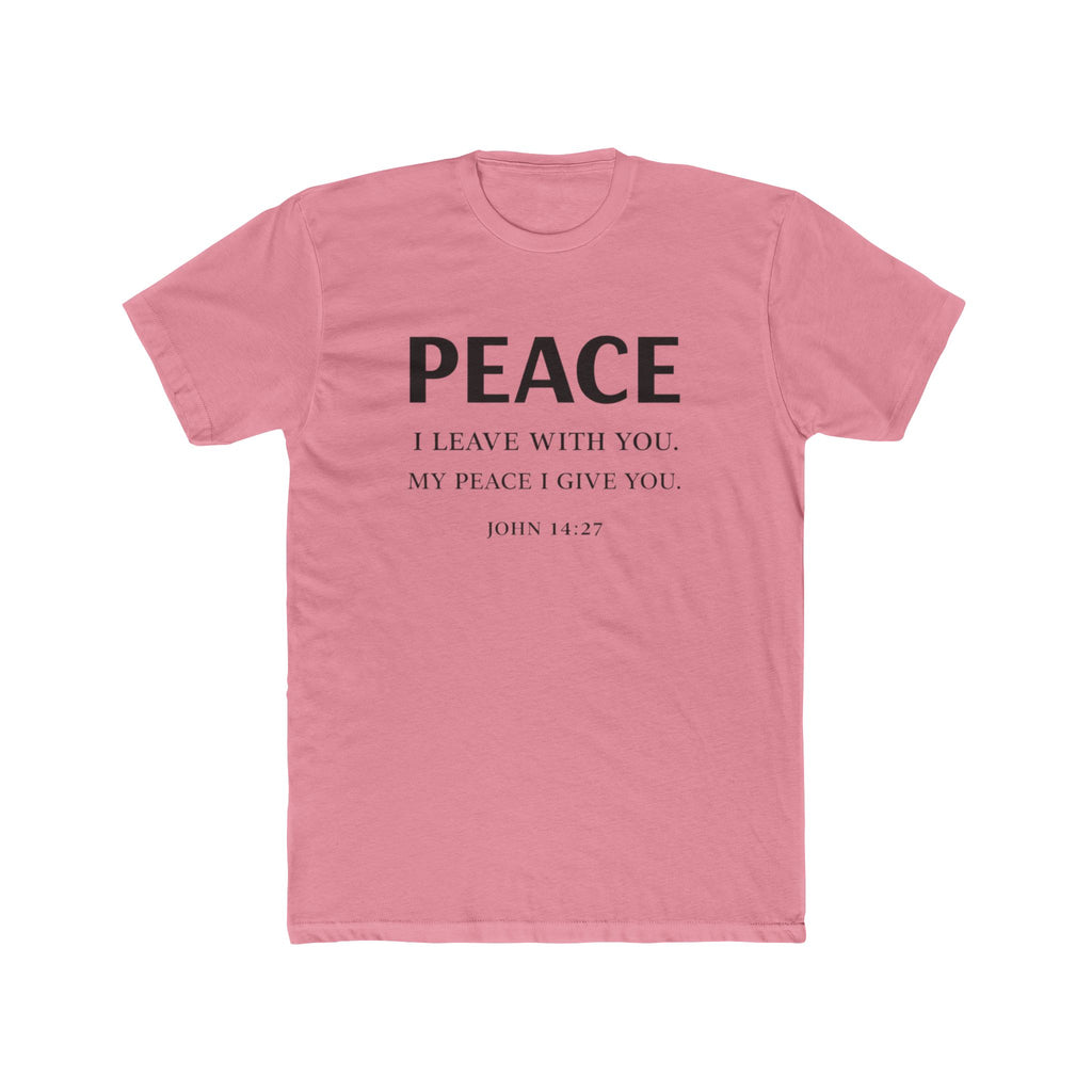 Mens Dove Flight Tee — Soft White T‑Shirt with Soaring Dove Graphic