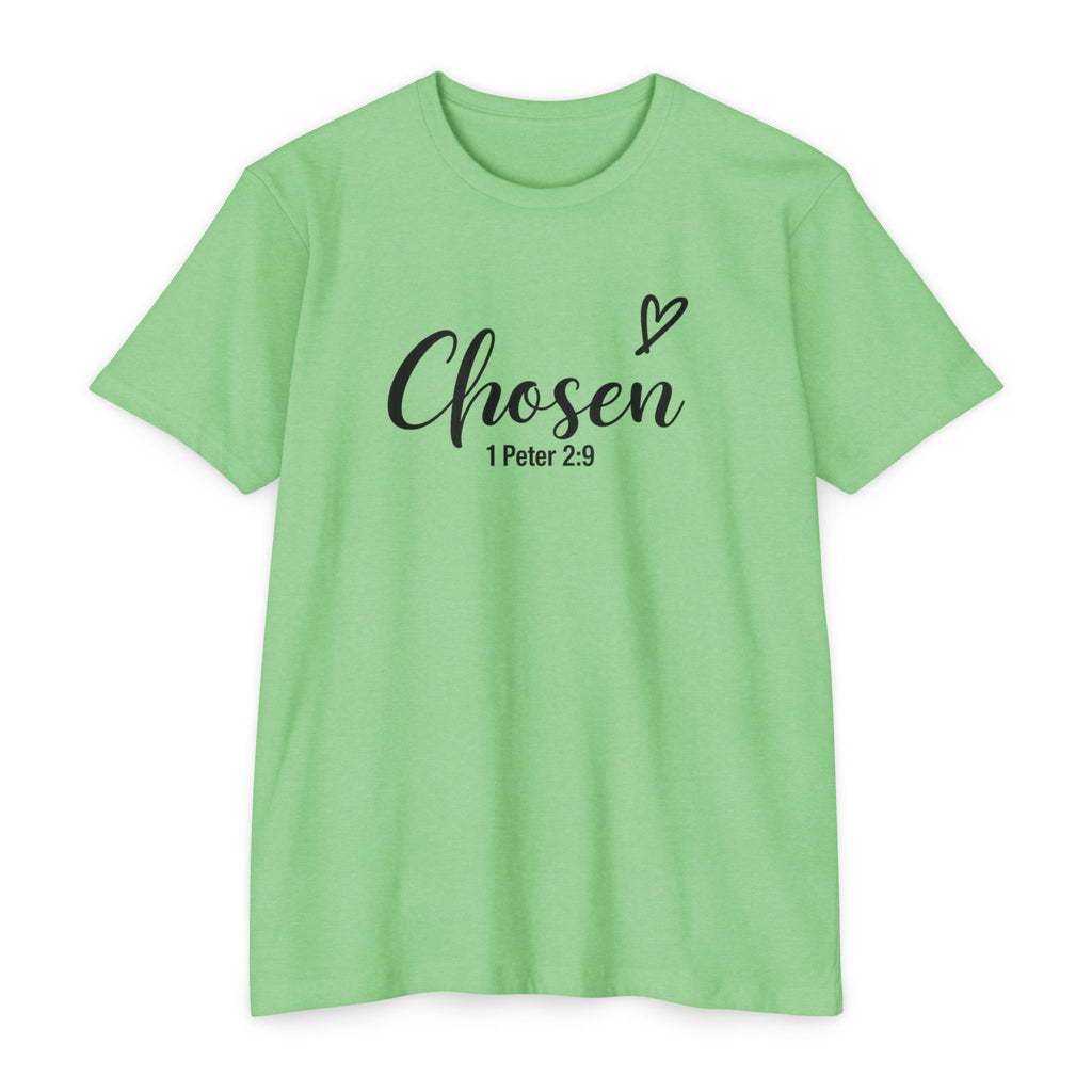 Womens Chosen 1 Peter 2:9 T-shirt | Christian Faith Scripture Tee