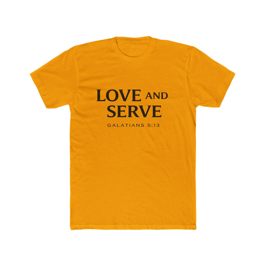 Love and Serve Tee — Christian Galatians 5:13 Inspirational T-Shirt