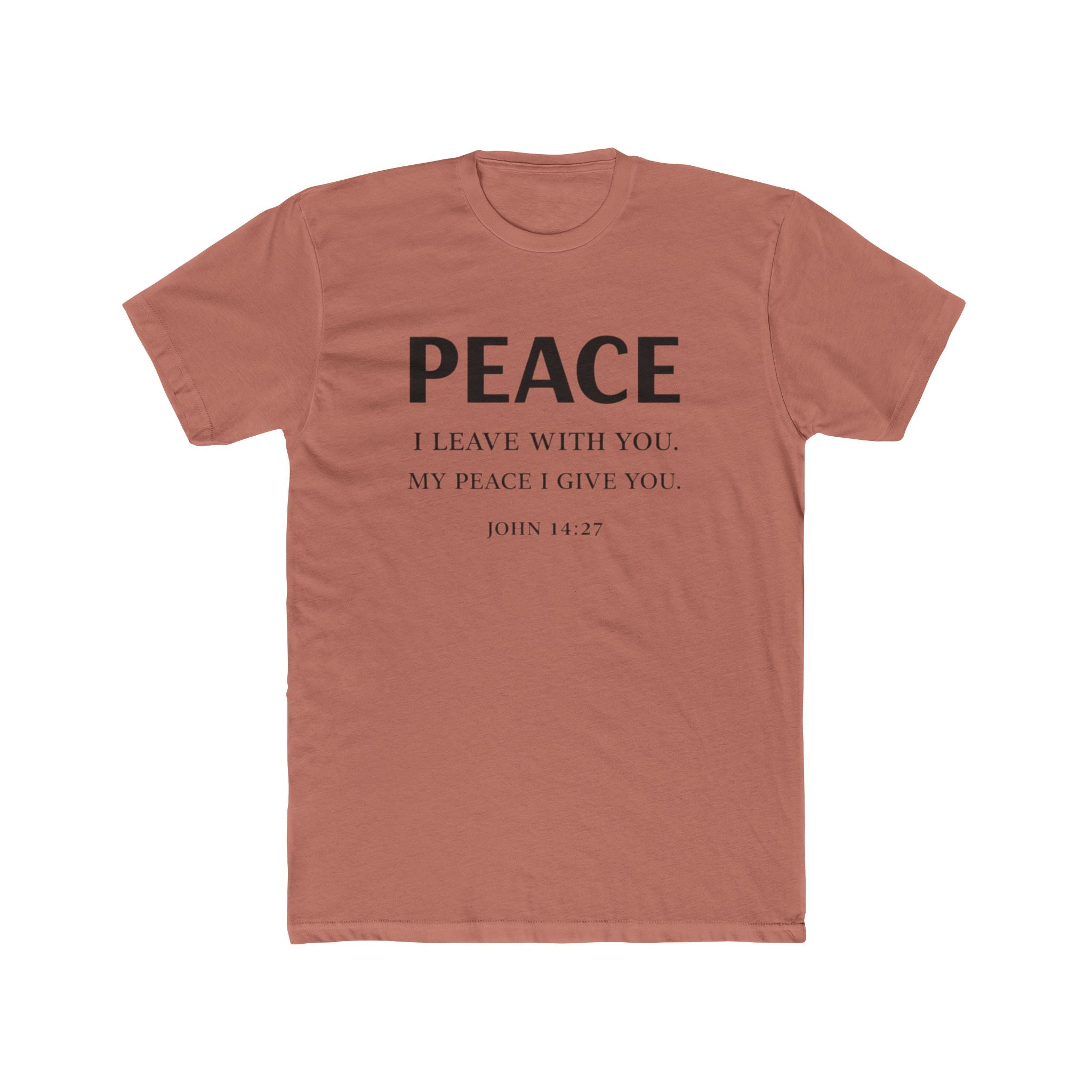 Mens Dove Flight Tee — Soft White T‑Shirt with Soaring Dove Graphic
