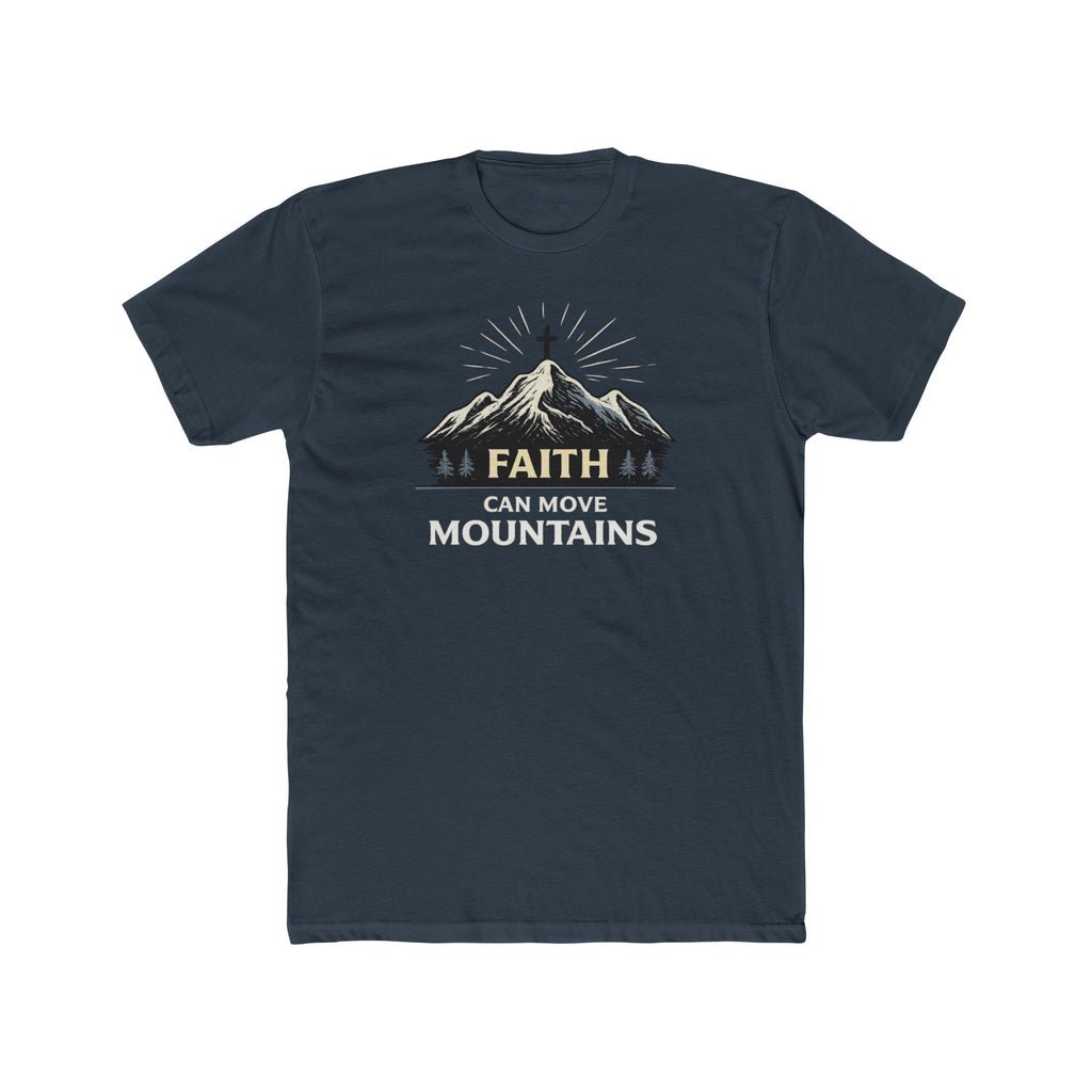 Faith Can Move Mountains T-Shirt | Mountain Graphic Tee, Inspirational Christian Shirt