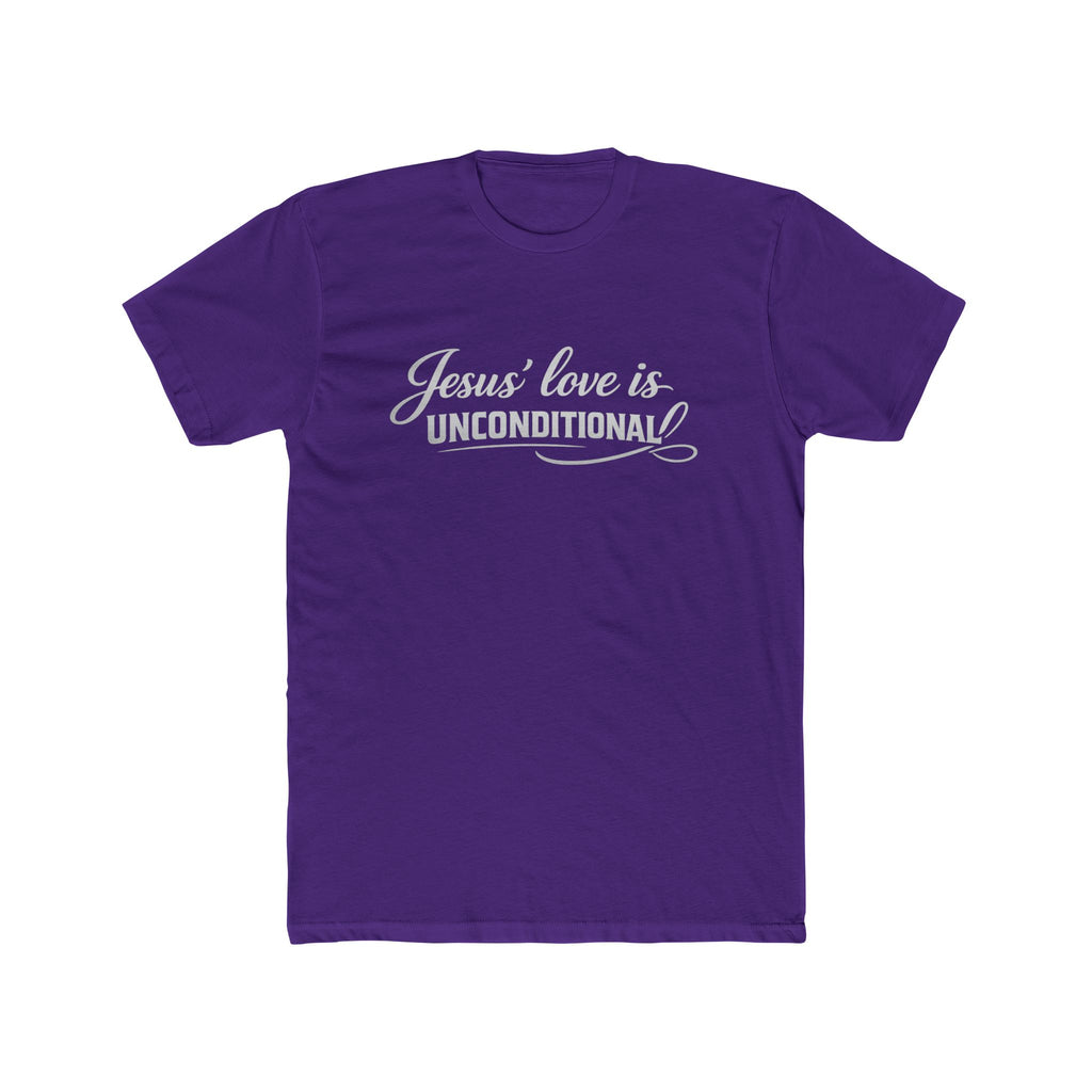 Jesus' Love Is Unconditional tee | Christian faith shirt, scripture design