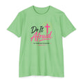 Womens "Do It Afraid" Cross T-Shirt | Inspirational Christian Faith Shirt