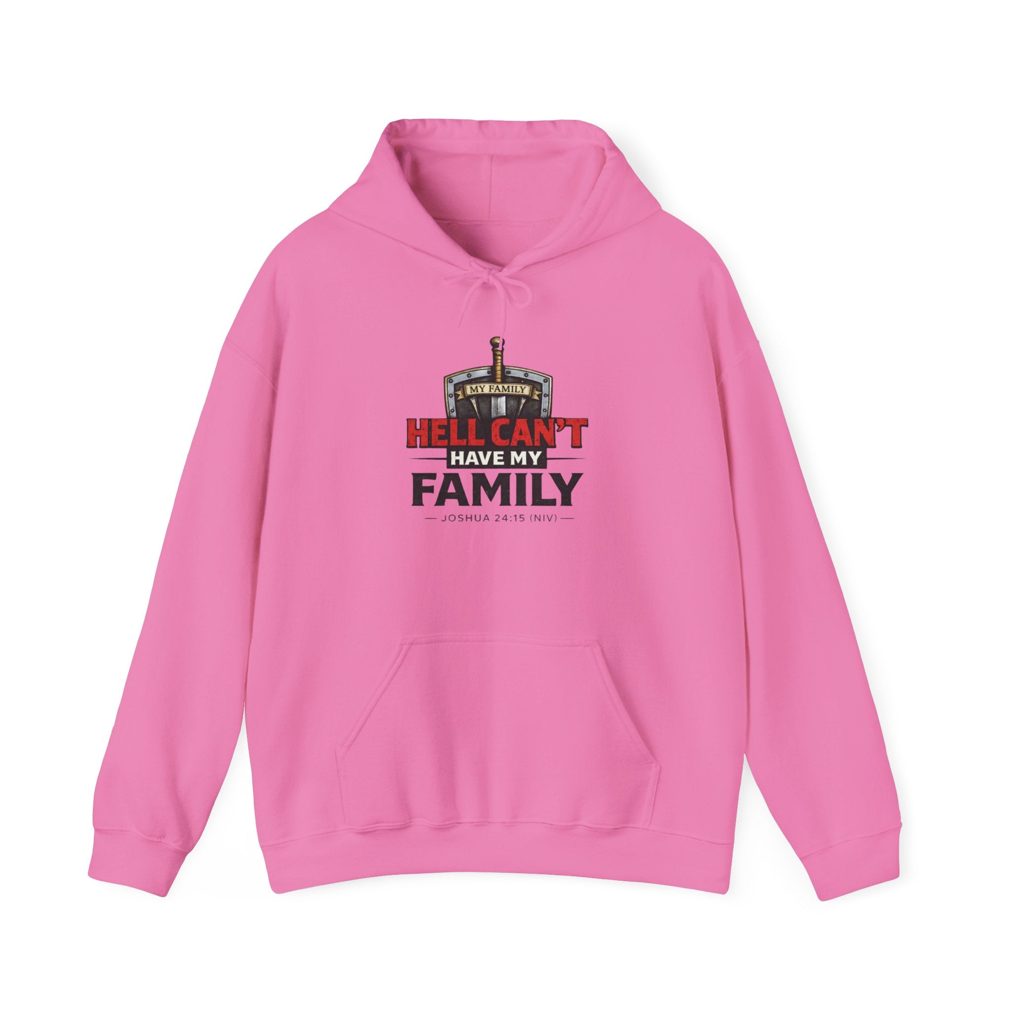 Hockey Dad Hoodie — "Hell Can't Have My Family" Protective Family Hockey Sweatshirt