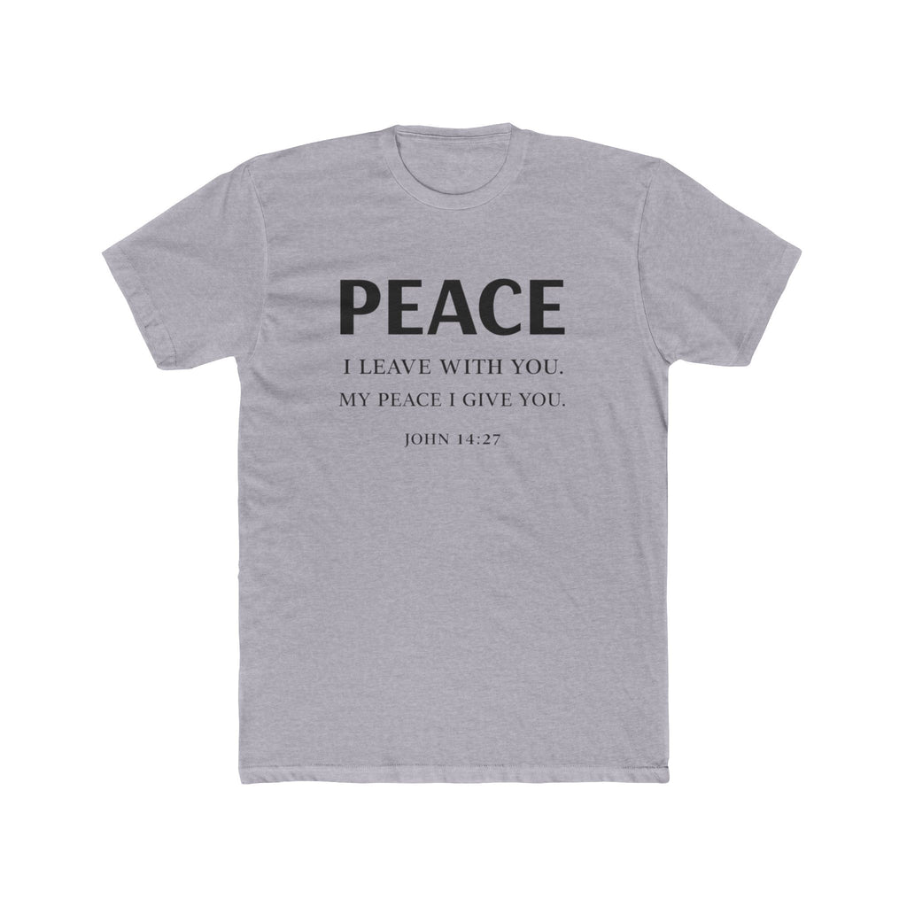 Mens Dove Flight Tee — Soft White T‑Shirt with Soaring Dove Graphic