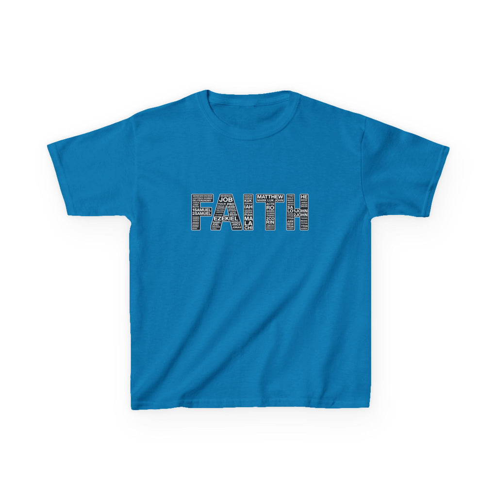 Girls 'FAITH' Graphic Tee — Inspirational Christian Youth Shirt
