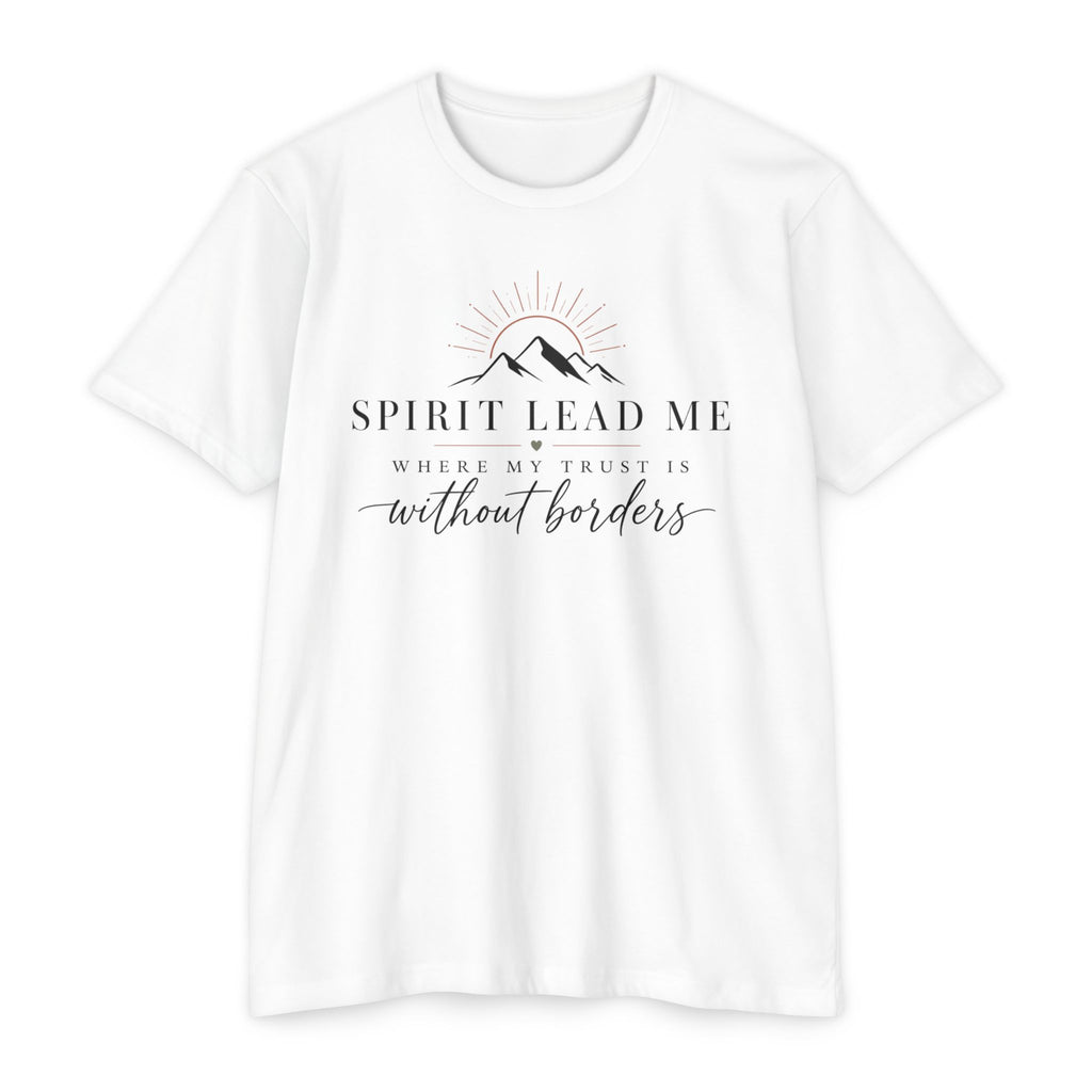 Womens  "Spirit Lead Me" Inspirational Christian Tee
