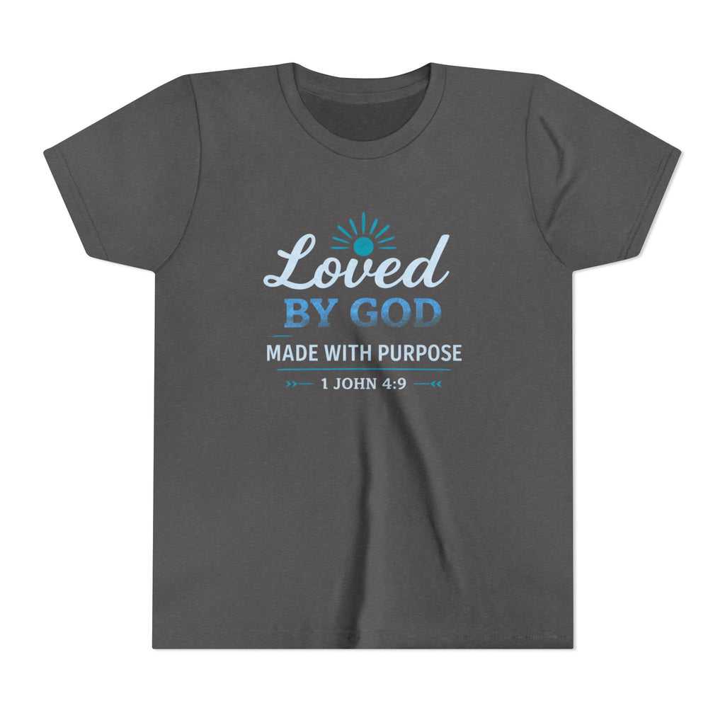 Boys Youth Short Sleeve Tee "Loved By God"